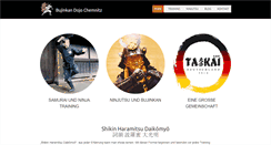 Desktop Screenshot of bujinkan-chemnitz.de
